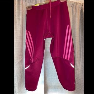 cropped adidas yoga pants